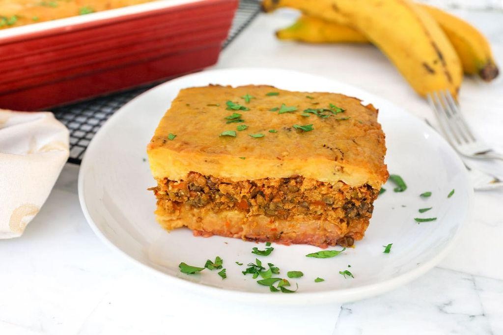 Puerto Rican Pastelón de Plátano Maduro