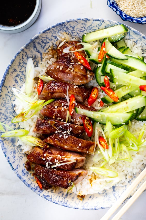 Pan-Seared Duck Breast with Sweet Pistachio Glaze