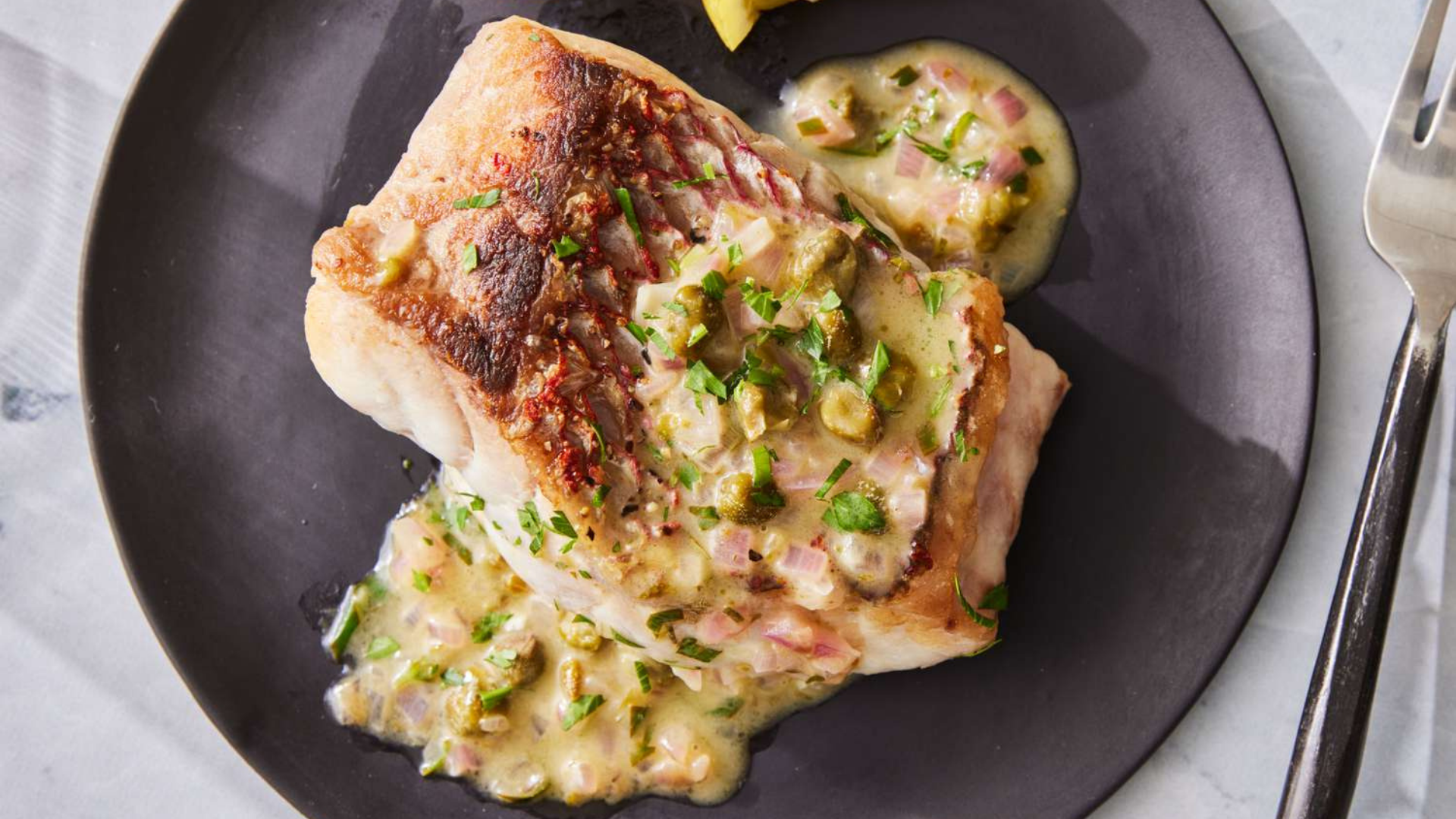 Pan-Seared Snapper with Lime and Scotch Bonnet Butter