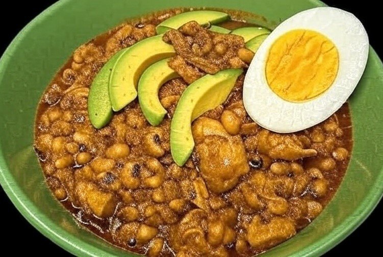 Fried Plantain and Black-Eyed Pea Stew with Tomato Sauce