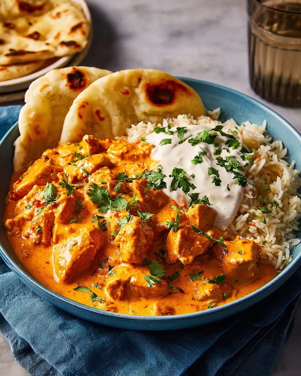 Slow-Cooked Indian Butter Chicken with Creamy Tomato Sauce