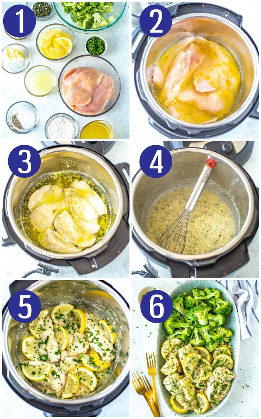 Instant Pot Lemon-Garlic Chicken with Quinoa