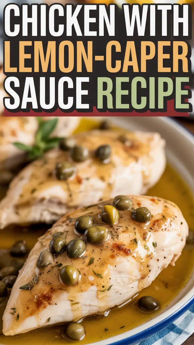 Pan-Seared Chicken Milanese with Lemon Caper Sauce