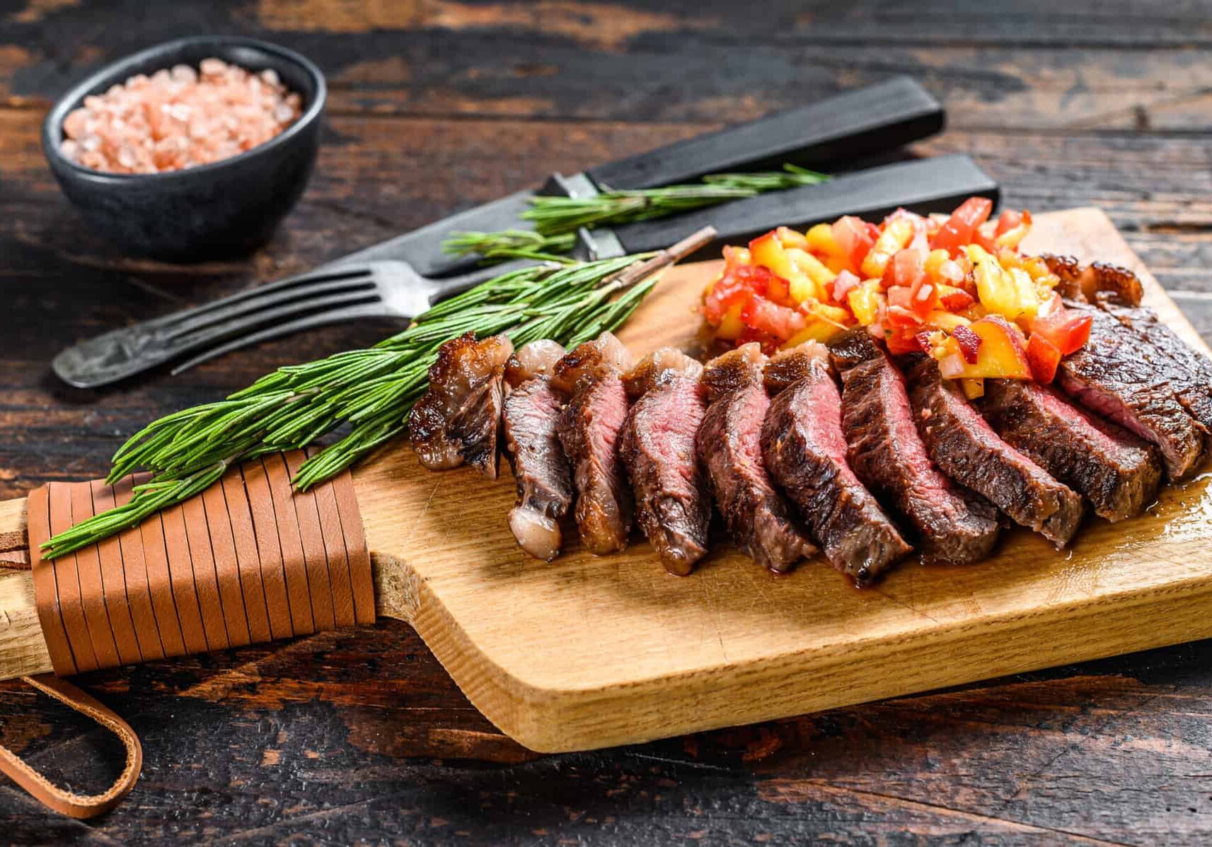 Grilled Beef Picanha with Chimichurri Sauce