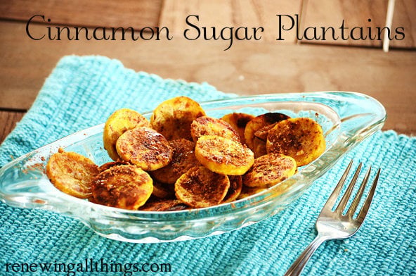 Rum-Glazed Plantains with Cinnamon Sugar