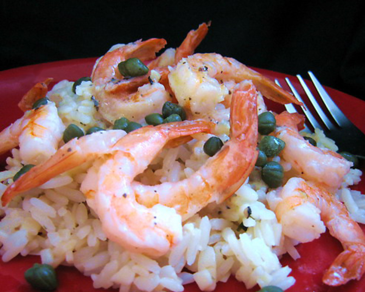 Sautéed Shrimp with Garlic, Chili, and Lemon Zest