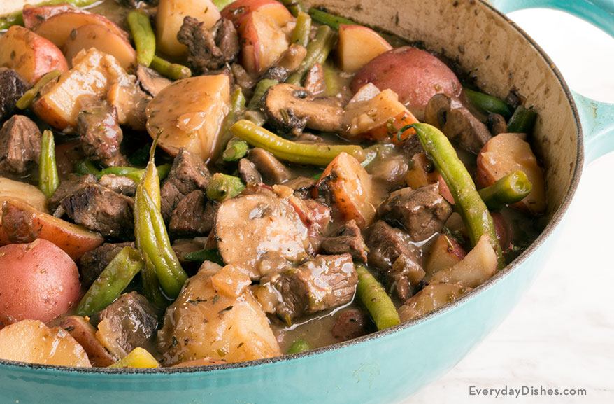 General Beef and Vegetable Skillet with Garlic and Thyme