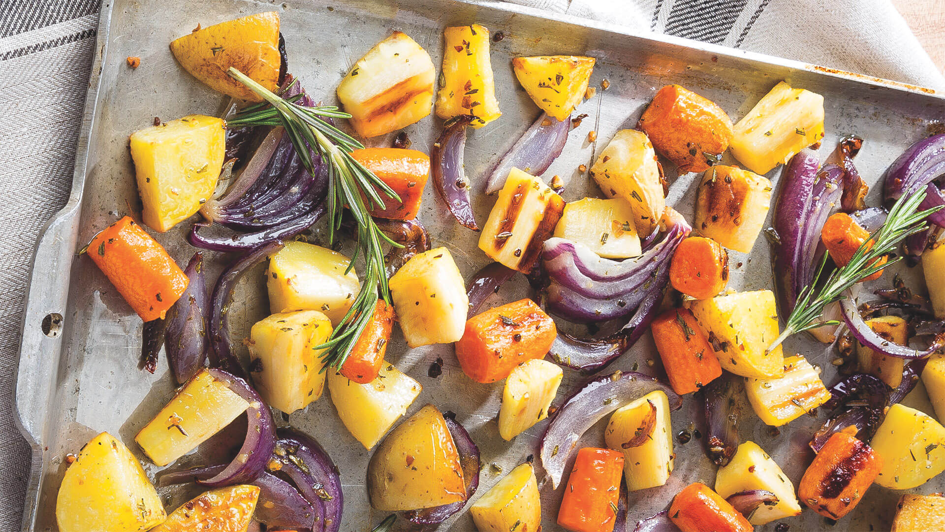 Sheet Pan Quaternary-Spiced Lamb with Roasted Root Vegetables