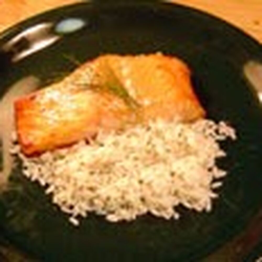 Pan-Fried Salmon with Ginger Soy Glaze and Scallions