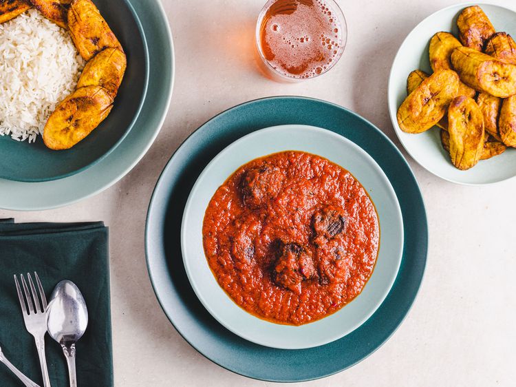 Nigerian-Inspired Spiced Beef Stew with Tomatoes