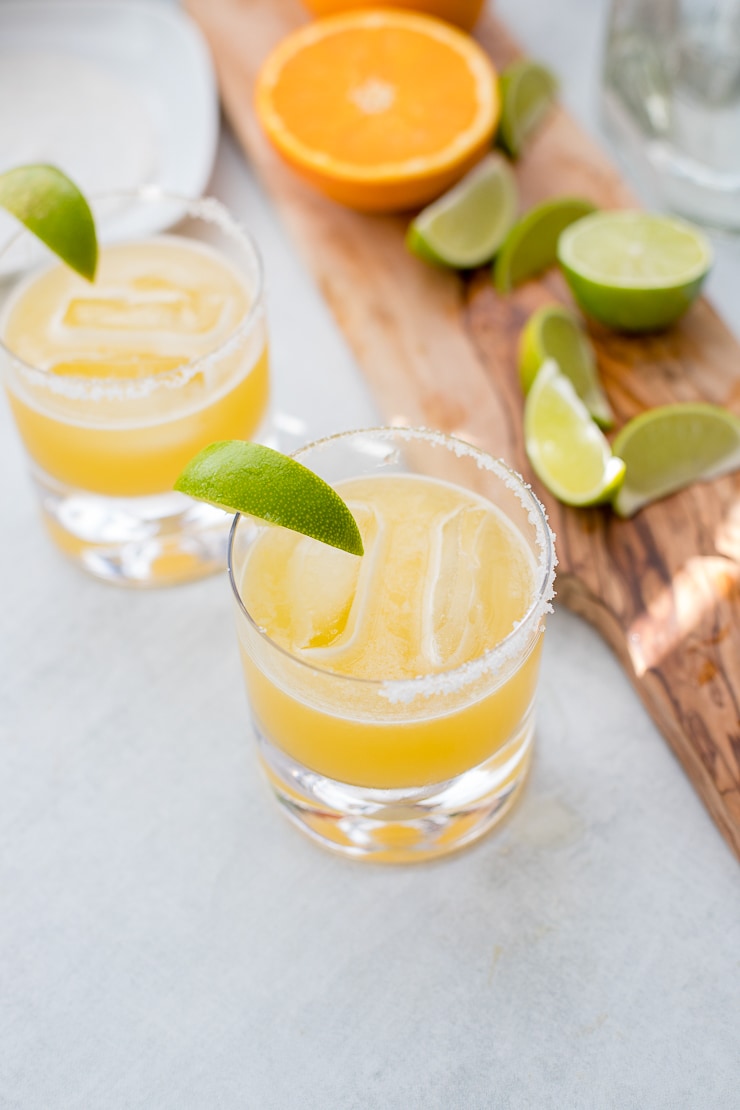 Agave-Sweetened Margarita with Orange Liqueur and Fresh Lime