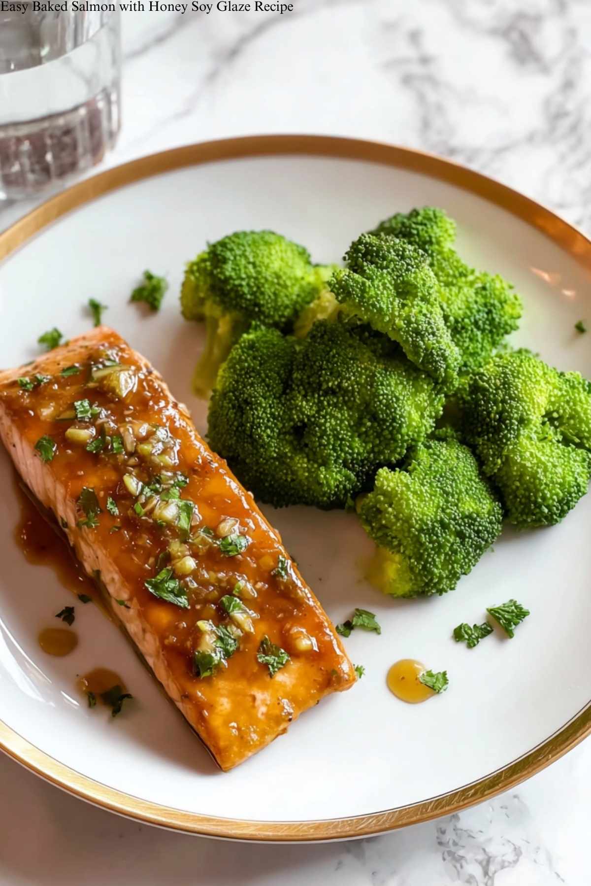Pan-Roasted Salmon with Honey Soy Glaze