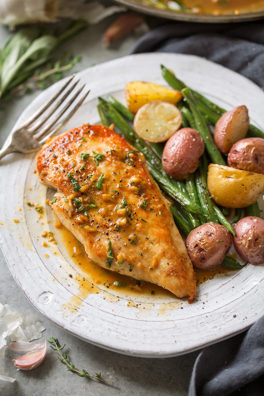 Sautéed Chicken with Fresh Herb Sauce