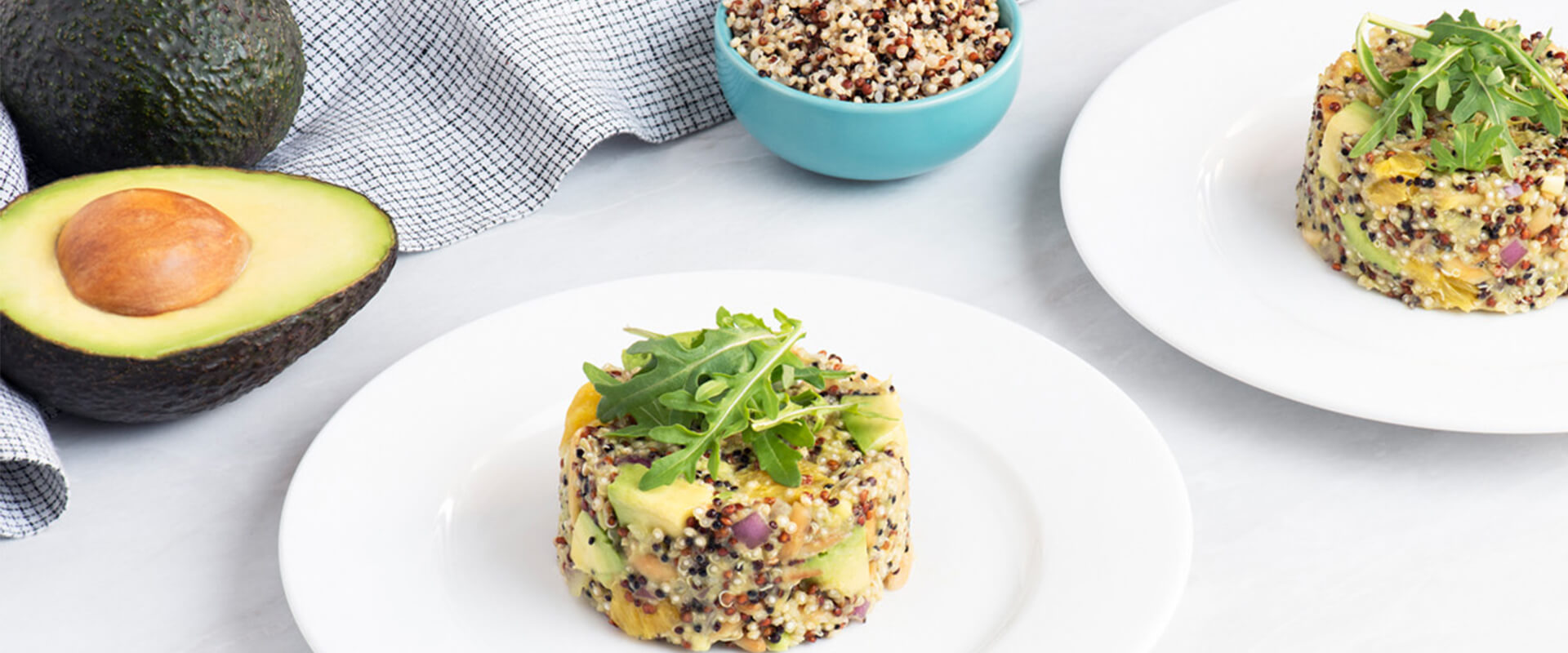 Citrus-Infused Quinoa Salad with Avocado and Mint