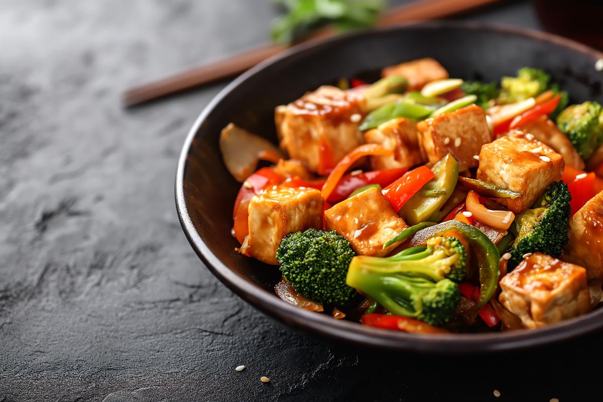 Veggie Stir-Fry with Garlic and Ginger