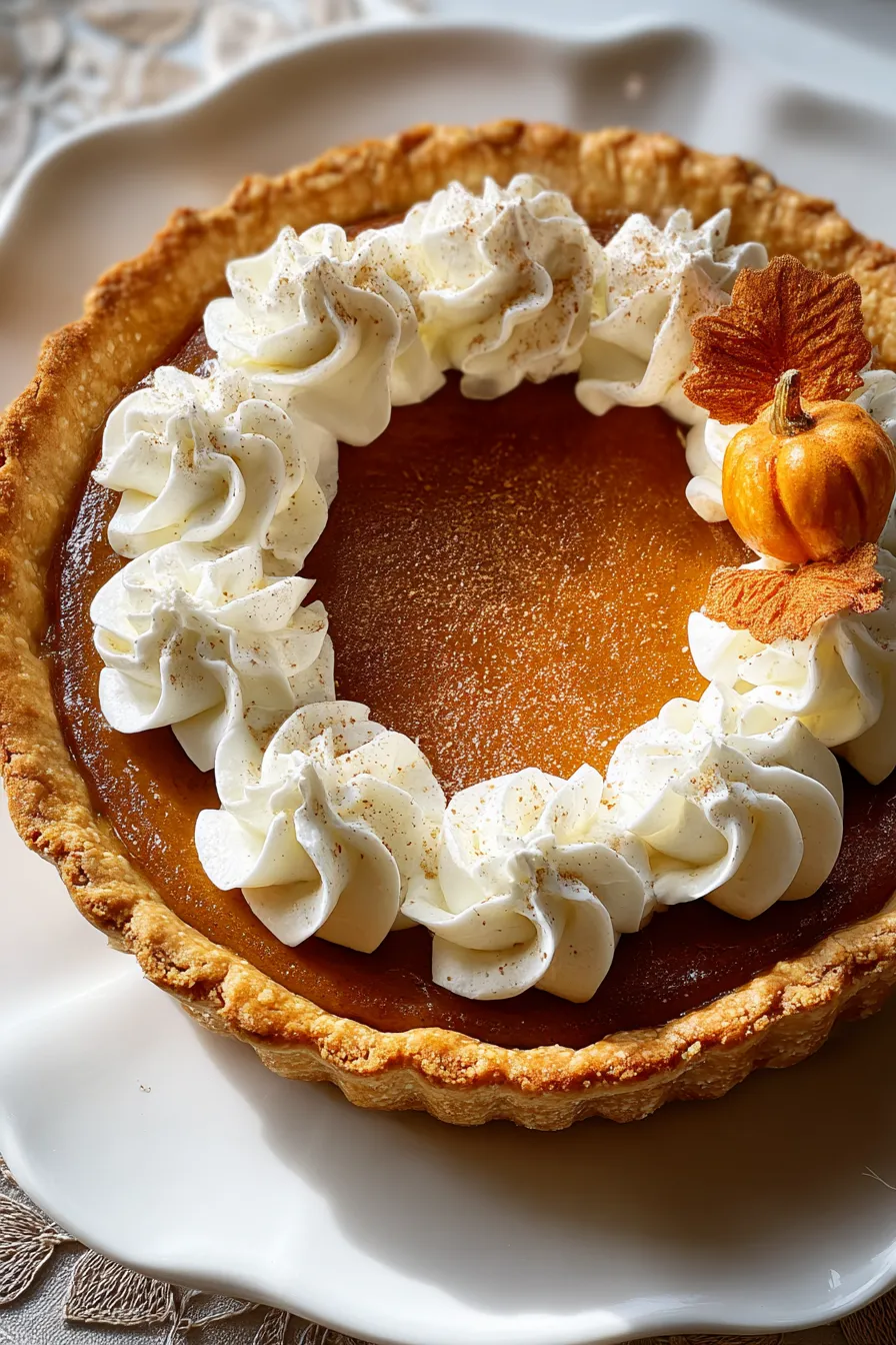 Homemade Pumpkin Pie with Spiced Pecan Crust