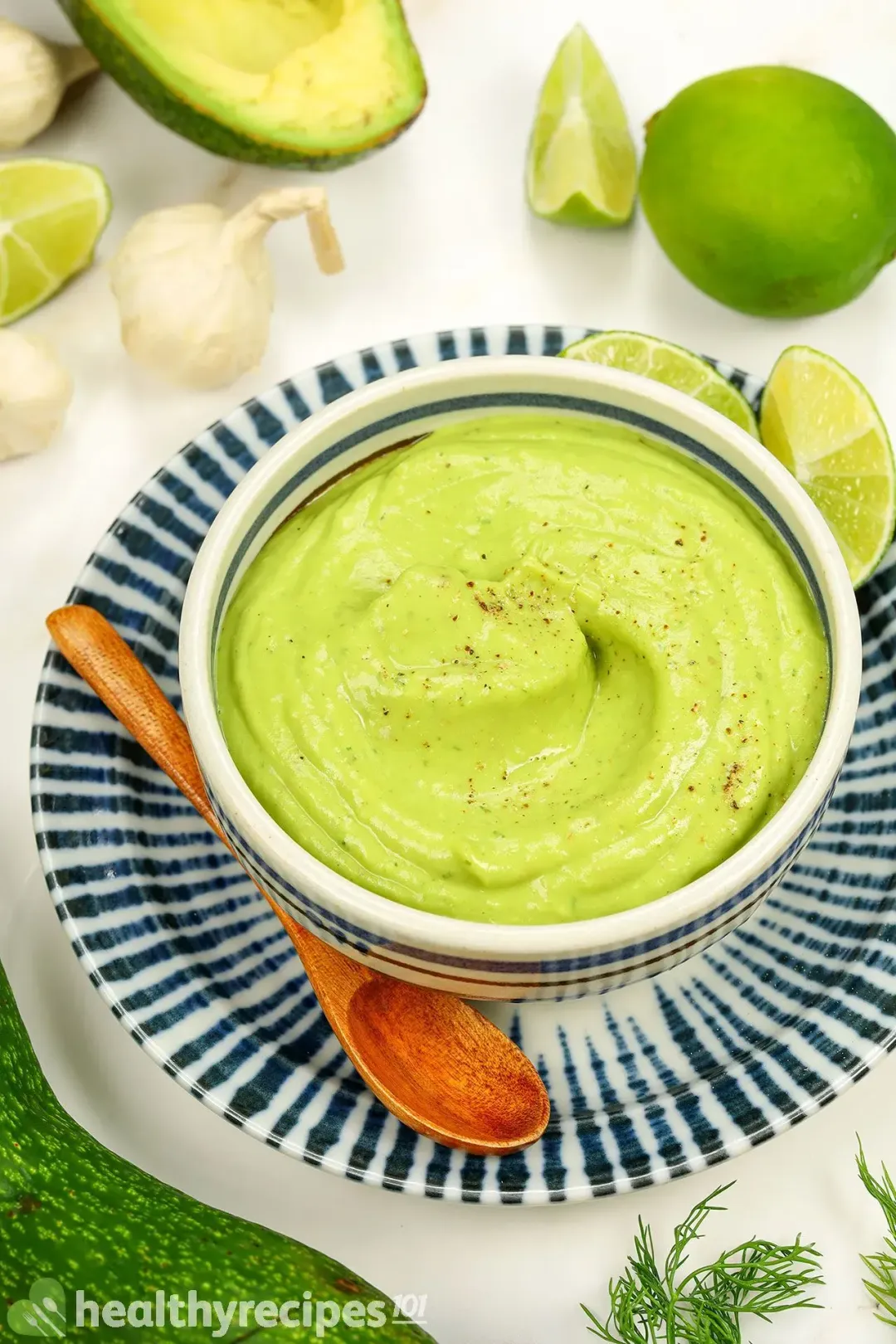 Chilled Avocado Matcha Mousse with Coconut Cream