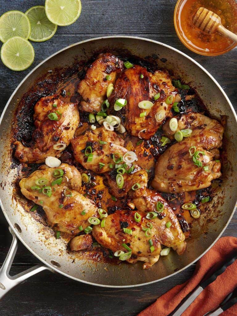 Pan-Seared Chicken with Chipotle Honey Glaze