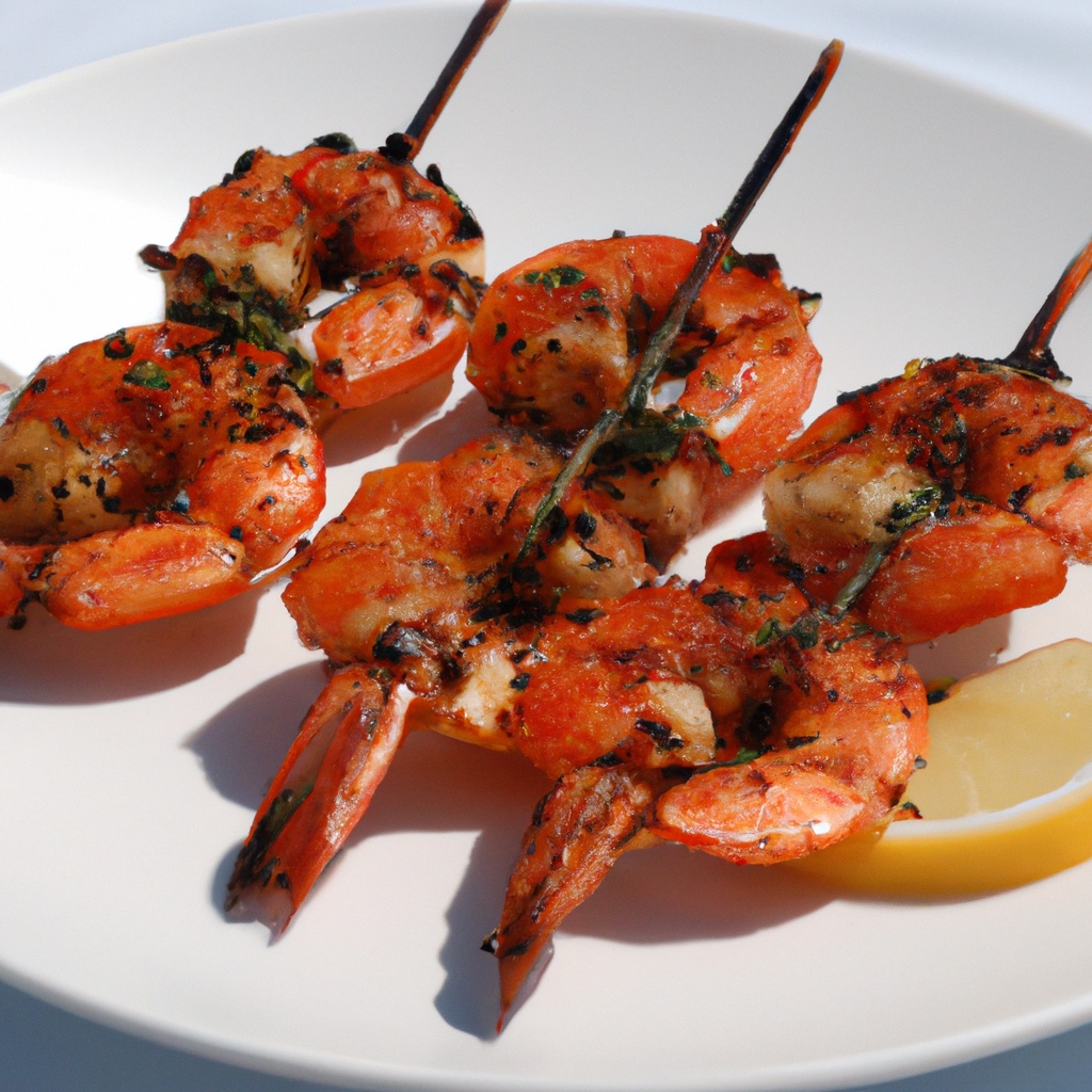 Caribbean Jerk-Spiced Grilled Shrimp Skewers