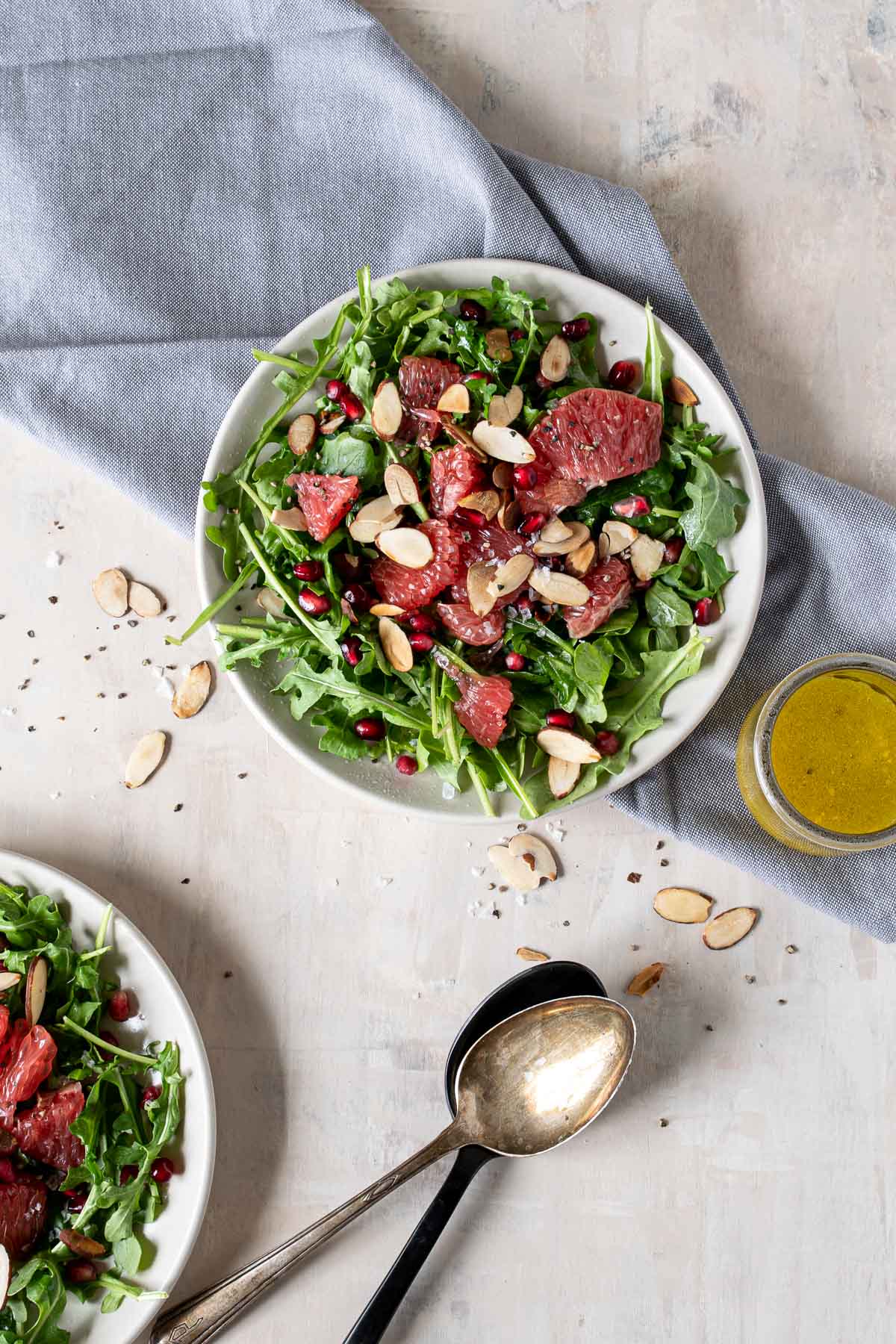 Winter Citrus and Pomegranate Salad with Toasted Almonds