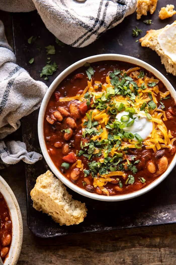 Slow-Cooked Beef Chili with Smoky Chipotle and Black Beans