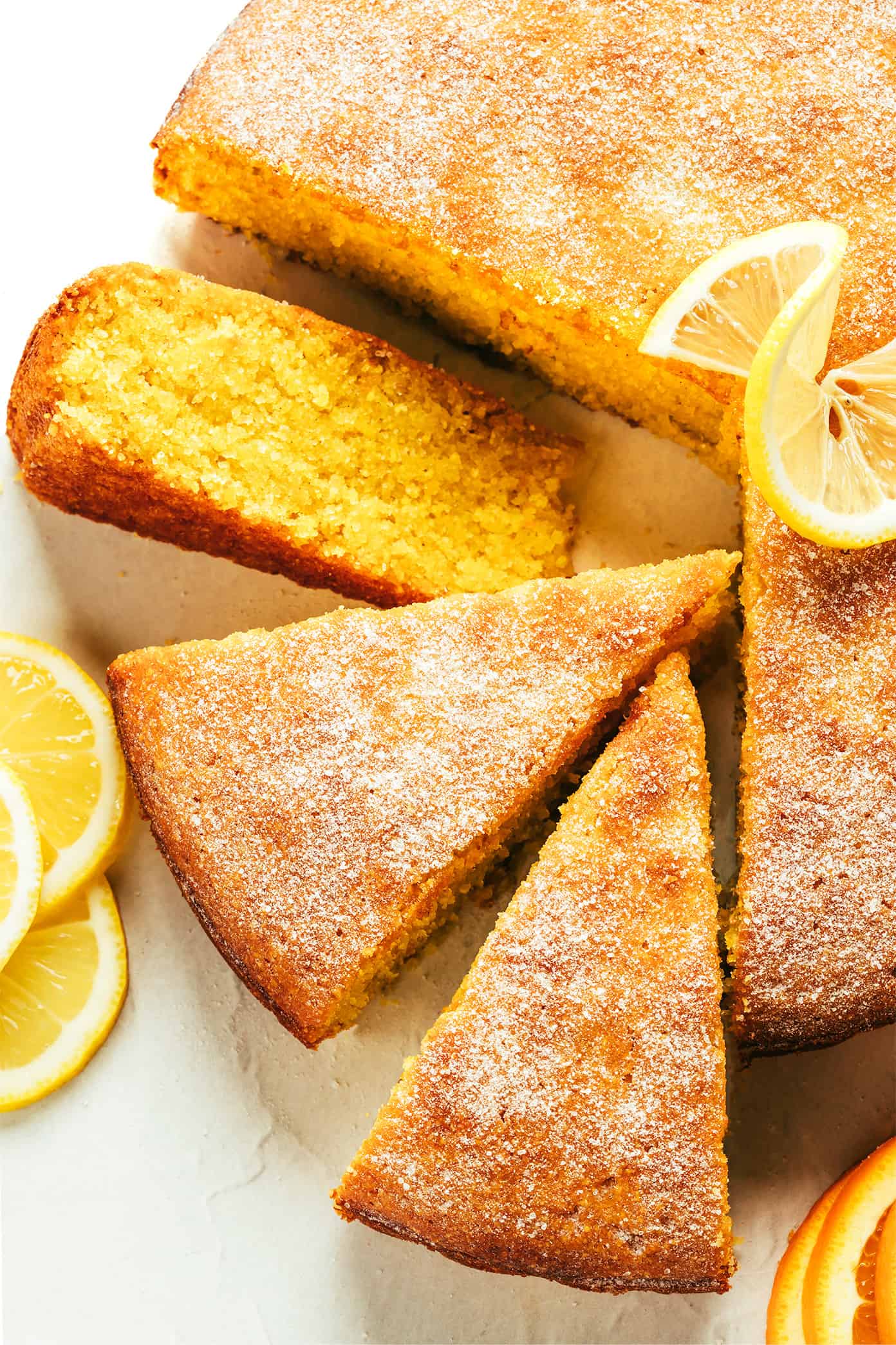 Citrus-Infused Olive Oil Cake with Almonds