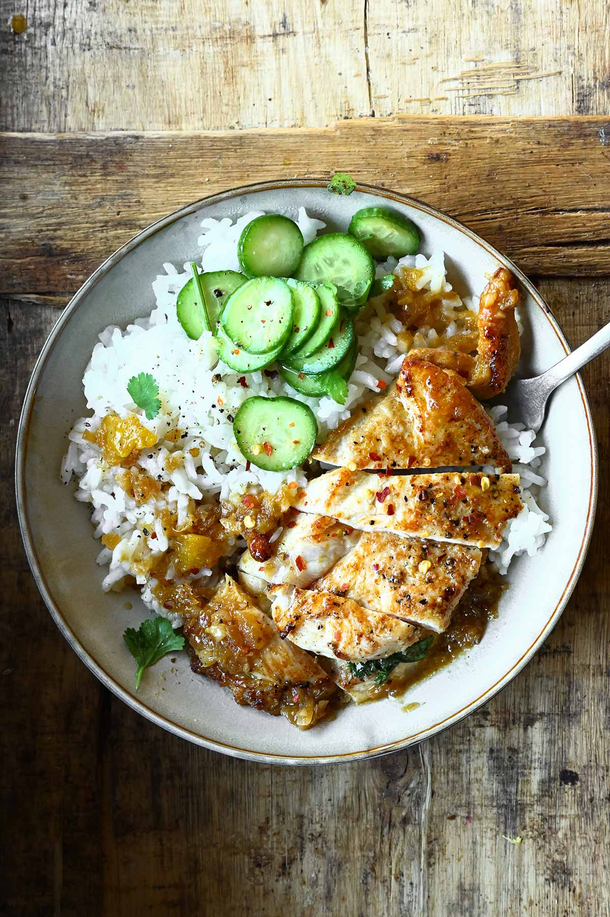 Pan-Seared Chicken with Citrus Ginger Glaze