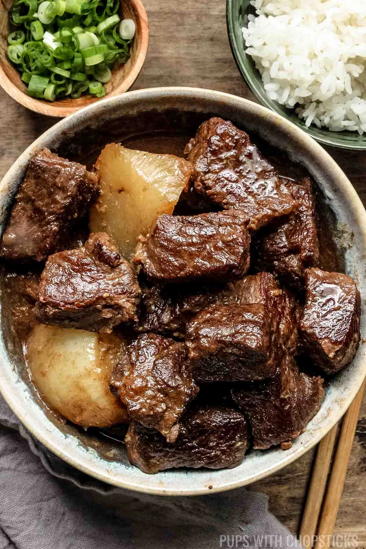 Five-Spice Braised Beef with Star Anise and Soy