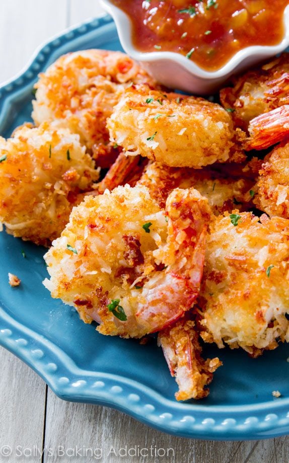 Coconut-Crusted Shrimp with Rice Pilaf