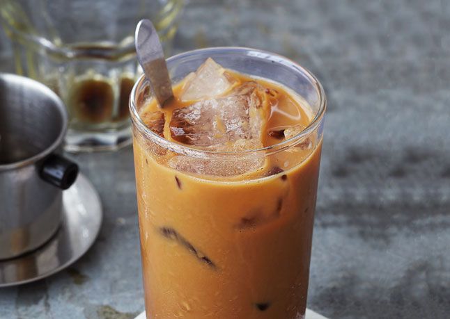 Ginger-Lemongrass Infused Vietnamese Iced Coffee