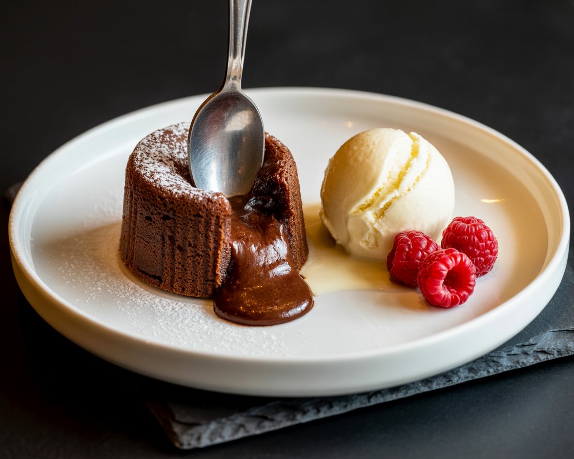 Molten Chocolate and Chili Lava Cake