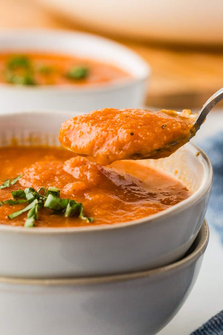 Split-Flavor Tomato Soup