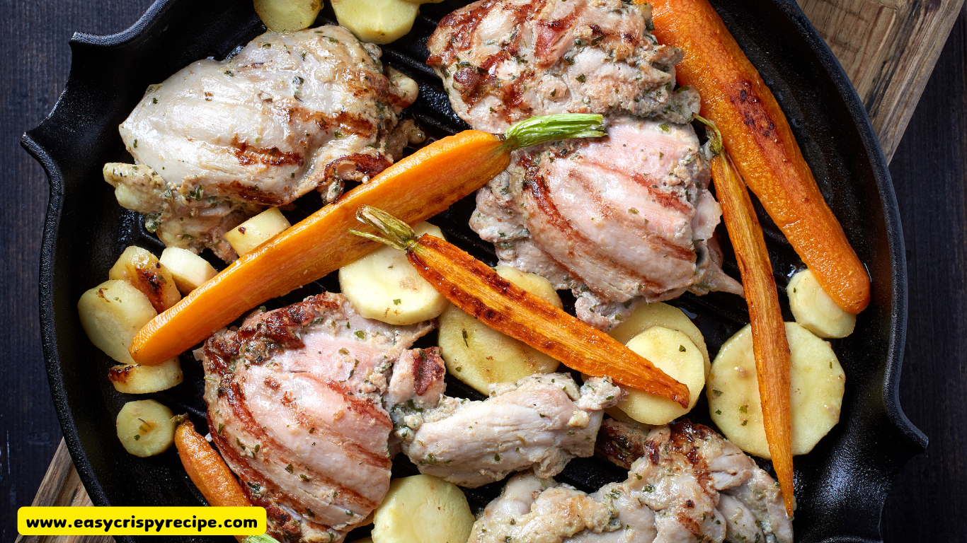 One-Pan Spiced Chicken with Roasted Root Vegetables