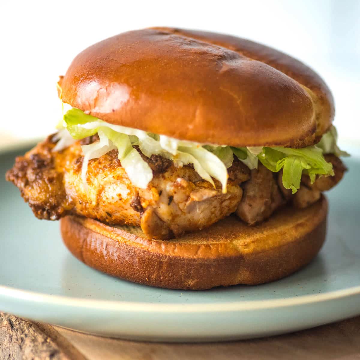 Blackened Chicken Po’ Boy Sandwich