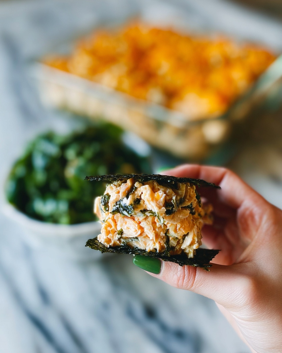 Cream Cheese and Crab Sushi Bake with Kewpie Mayo