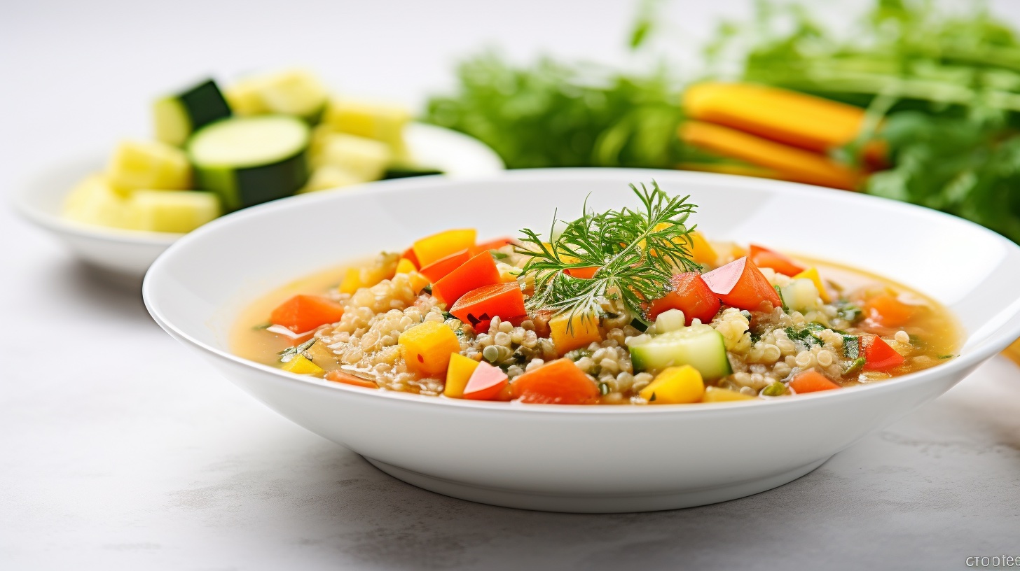 Mediterranean Quinoa and Vegetable Soup