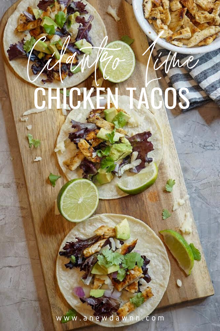 Honey-Lime Chicken Tacos with Cilantro Slaw