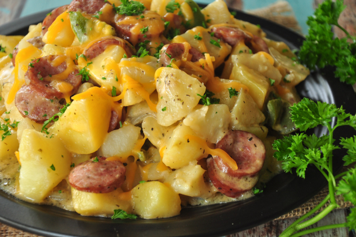 Smoky Kielbasa and Potato Skillet