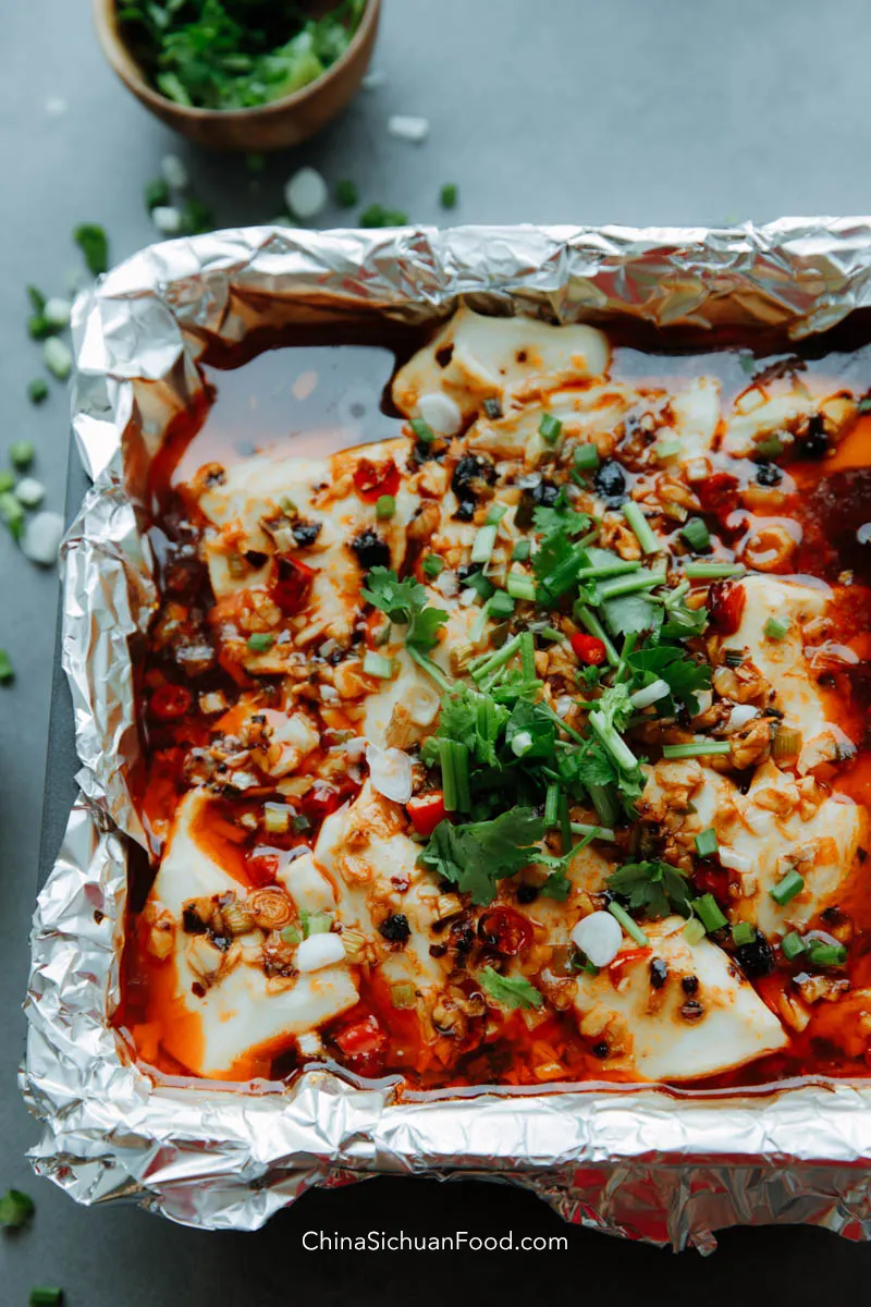 Stir-Fried Tofu with Authentic Sichuan Chili Sauce