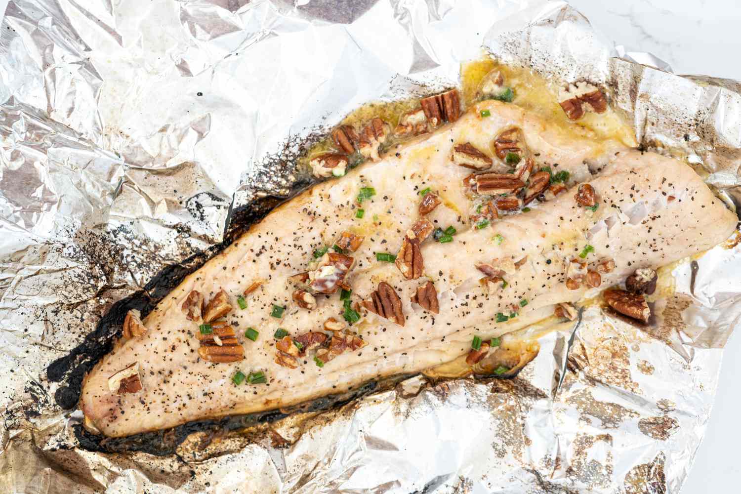 Grilled Minnesota Walleye with Lemon-Dill Butter