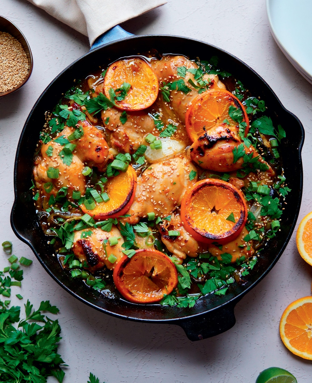 Pan-Seared Chicken with Citrus Honey Glaze