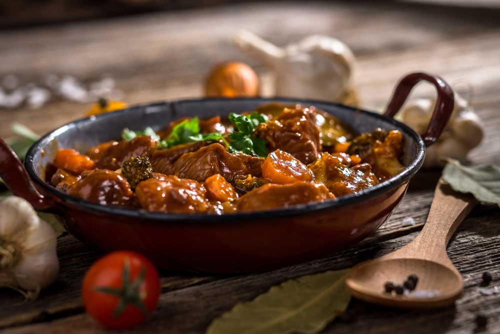 Slow Cooker Moroccan-Spiced Beef Tagine with Apricots