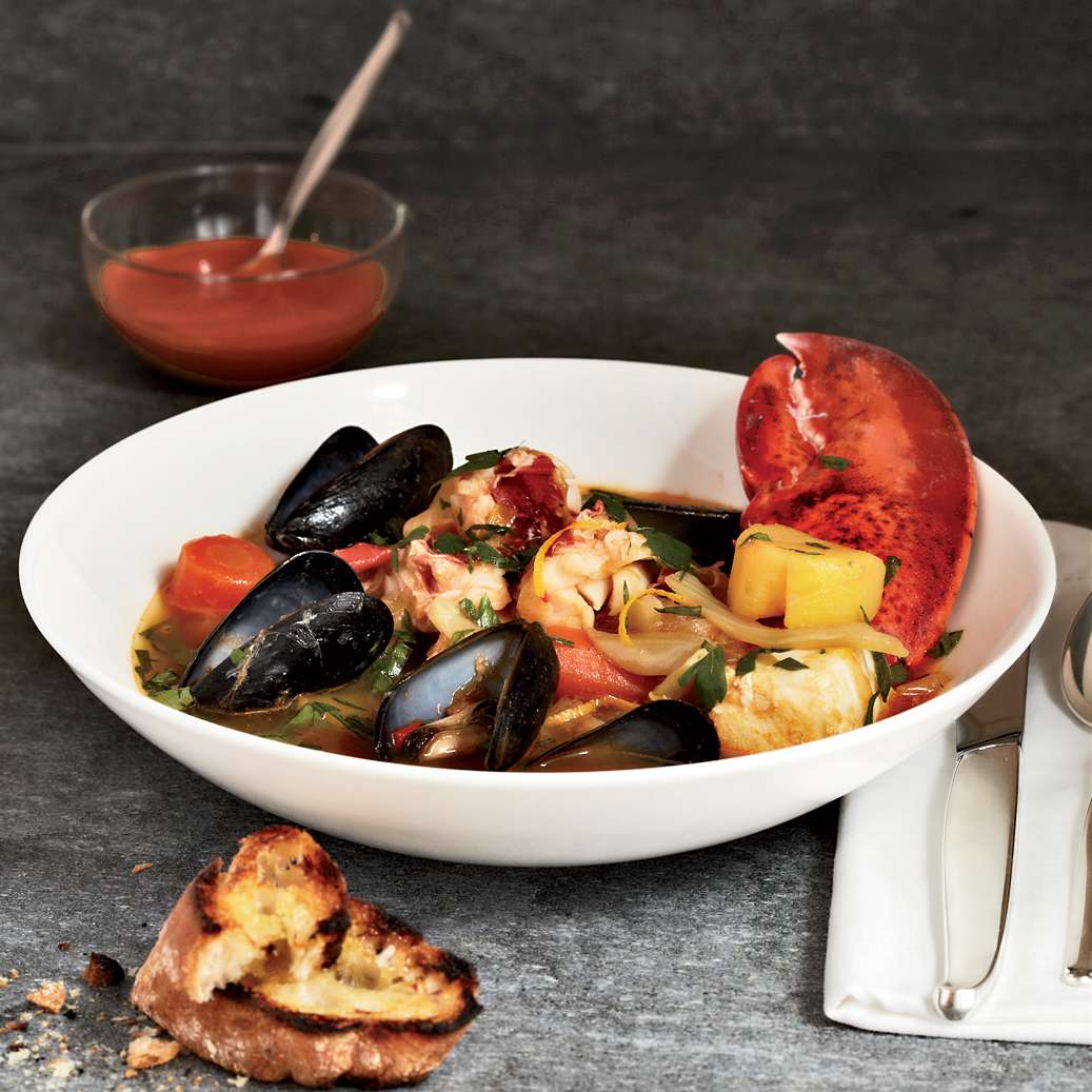 Serious Bouillabaisse with Sea Urchin and Lobster