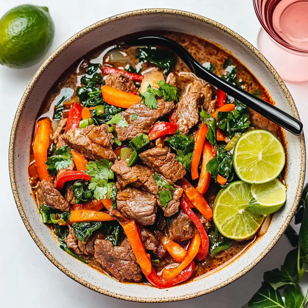 Korean-Inspired Spicy Beef Stir Fry with Sesame and Scallions