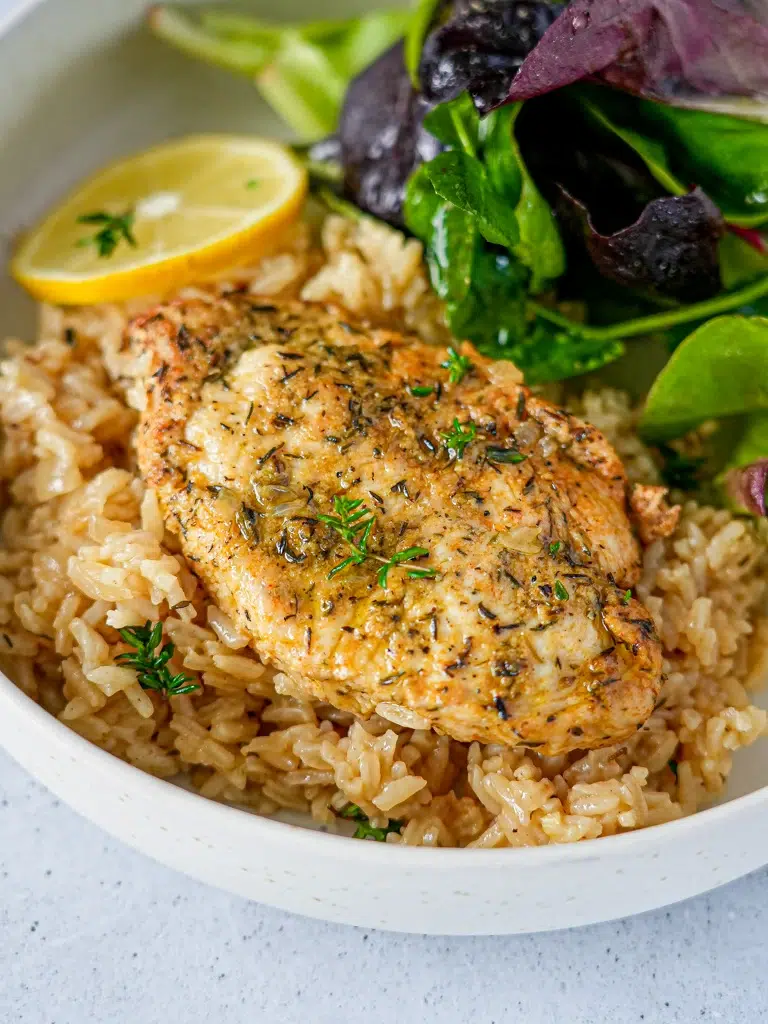 One-Pot Spiced Chicken and Rice with Herb Blend