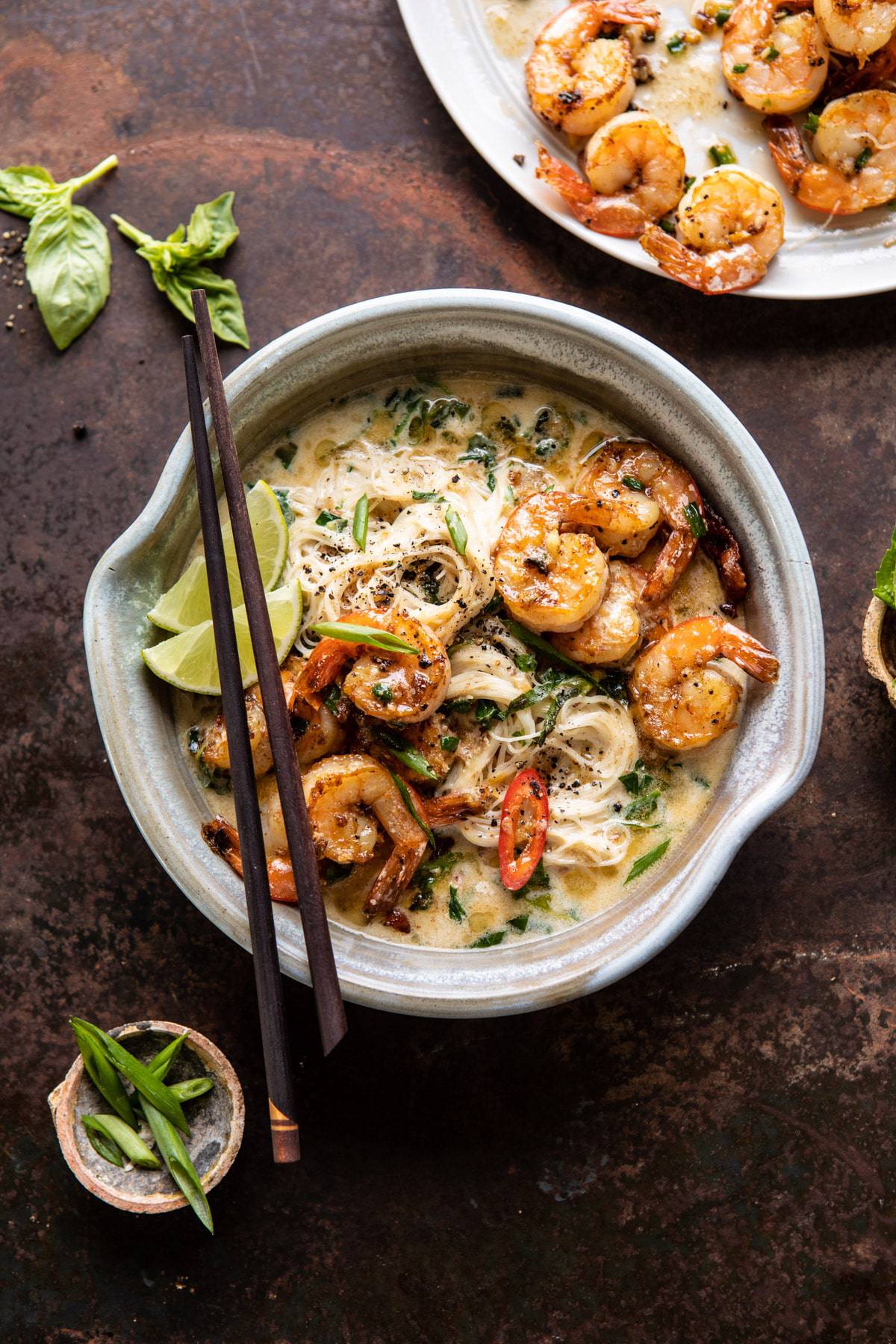 Garlic and Chili Prawns with St. Street Style Rice Noodles