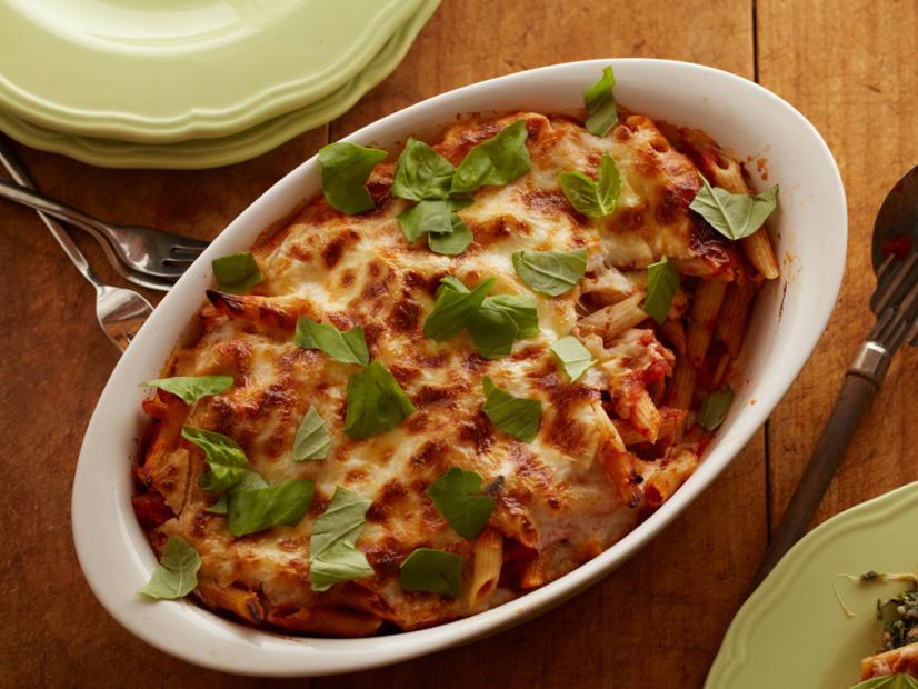 Italian Baked Penne with Spinach and Mozzarella