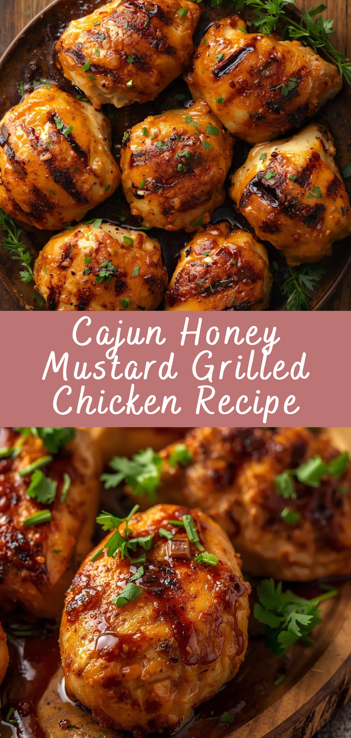 Char-Grilled Cajun Chicken with Zesty Creole Mustard Sauce