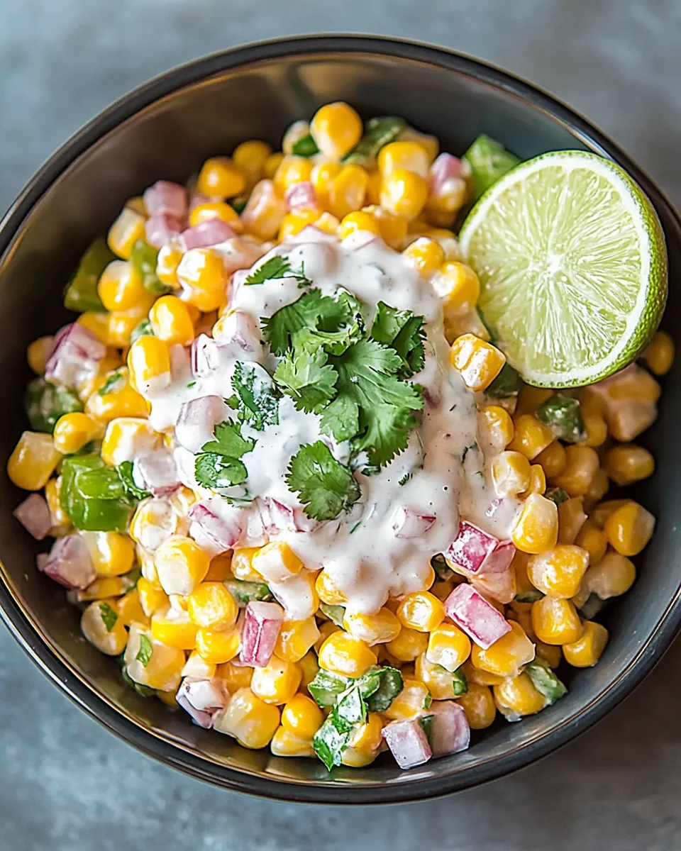 Multilingual Inspired Layered Mexican Street Corn Salad