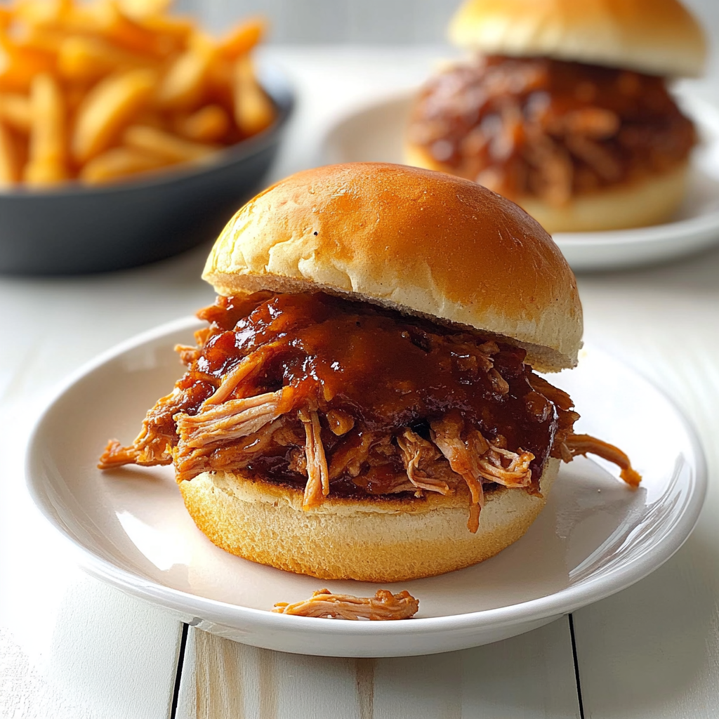 Cranberry Chipotle BBQ Pulled Pork Sliders